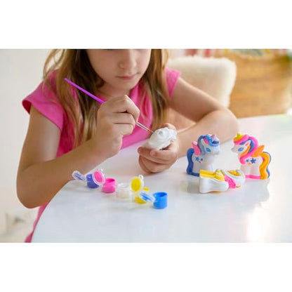 4M 3D Mould & Paint - Puppy Dogs Kit for Kids Ages 5+ - Create, Paint, and Decorate Adorable Puppy Figurines! (Glitter Unicorns) - style: 3D Glitter Unicorn