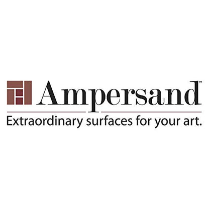 Ampersand Art Supply Wood Gesso Art Painting Panel: Canvas Texture, 3/8" Flat Profile, 4"x4" - size: 4"x4", style: 3/8" Flat
