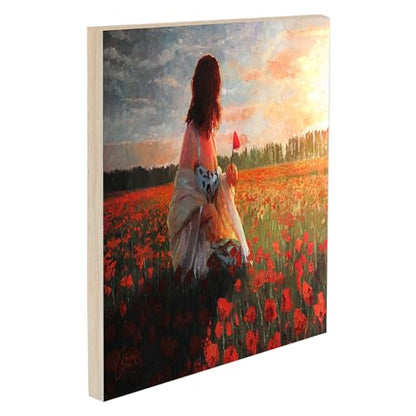 Da Vinci Pro Ultra Smooth Wood Canvas Gesso Board - 3/4" Deep, 12x24 Single White Acrylic Polymer Gesso Panels for Painting Fine Portraits and Ultra Fine Detail Illustrations and Artwork - size: 12x24"