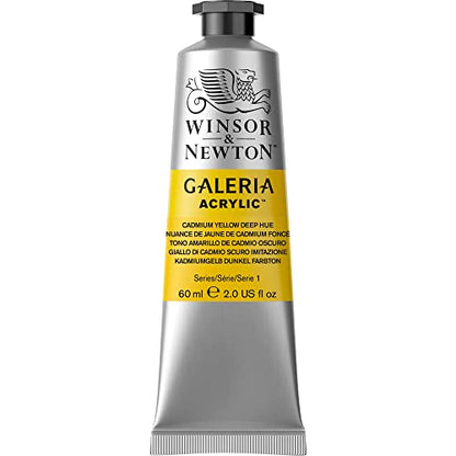 Winsor & Newton Galeria Acrylic Color, 60ml (2-oz) Tube, Cadmium Yellow Deep Hue - color: Cadmium Yellow Deep Hue, style: 2-oz Tube