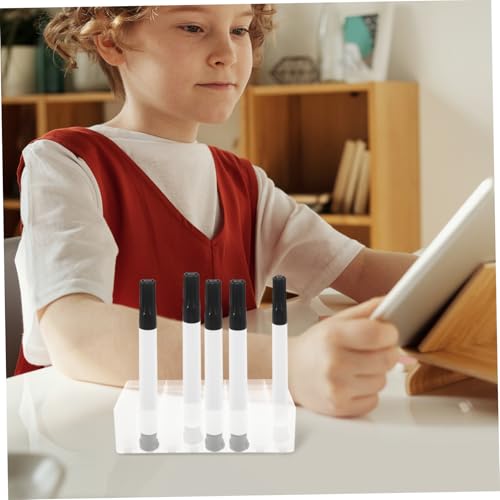 4pcs Marker Storage Rack with Design Capacity Pen Holder for Art Supplies Sleek and Scratch Resistant Organizer for Home Office and School Use