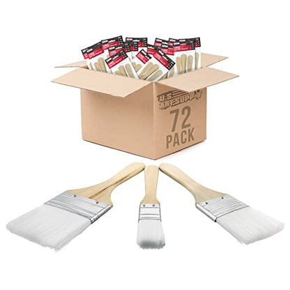 U.S. Art Supply 3 Pack of Variety Size (Set of 72 Packs of 3) = 216 Total Brushes
