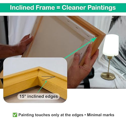 Wet Panel Carrier – 16×12” Wooden Frame with Carry Bag for Watercolor, Oil & Acrylic Paintings – Fits Sketchbooks, Loose Paper, Blocks, Panels & Canvases – Portable Plein Air Painting System - color: Wet Panel Carrier 12x16", Black