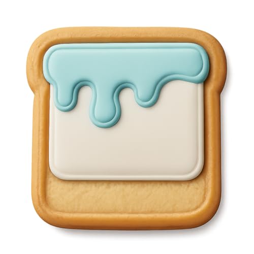 Drip Line Kit Cookie Cutter & Stamp, Fondant & Clay - 4x4