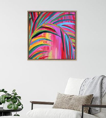 Kate and Laurel Sylvie Blank Framed Canvas Wall Art, 23x33 Bright Gold, Modern Empty Canvas for Paint-Your-Own Art, Premium Canvas Already Framed - color: Gold, size: 22"L x 22"W