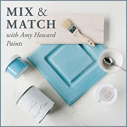 AMY HOWARD AT HOME - Glazed Over - Finishing Glaze For Faux Painting - Water-Based Clear Glazing Paint Medium for Custom Finishes On Wood, Metal, Fabric, Canvas, Walls and More - 32 OZ