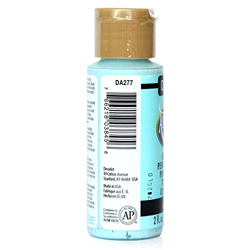 DecoArt Americana Acrylic Paint: Spa Blue, 2 Ounces - color: Spa Blue, size: 2 Fl Oz (Pack of 1)