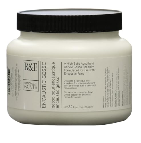 R&F Handmade Paints Encaustic Gesso, Quart