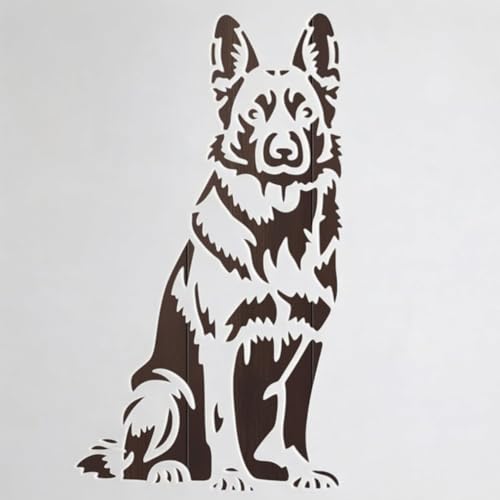 German Shepherd Dog Stencil – Reusable Canine Art Stencil for Painting, Crafting and DIY Projects (3 Pcs Set) - style: German Shepherd Dog