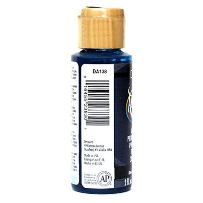 DecoArt Americana Acrylic Paint, 2-Ounce, Prussian Blue - color: Prussian Blue, size: 2 Fl Oz (Pack of 1)
