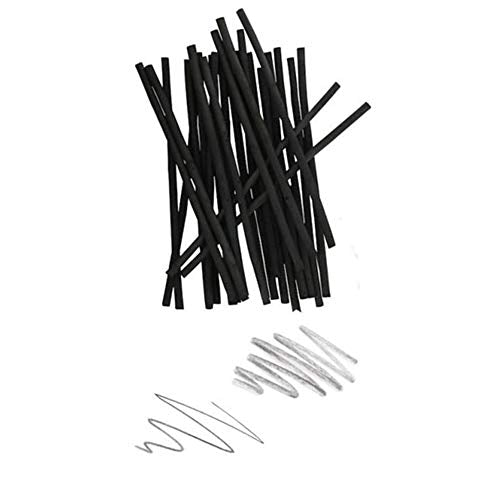 PH Coate Artist Willow Charcoal Thin, 25 Sticks, Black - style: Thin
