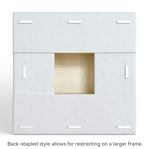 PHOENIX 4x4 Inch 8 Pack Artist Canvas - Small Square Stretched Canvases for Painting - 3/4 Inch Profile, 100% Cotton 11 Oz. Gesso Primed White Blank Professional Canvas Oil & Acrylic Paints - size: 4"x4", style: Traditional