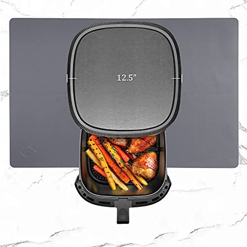 Home Essential, Supmat XL, Super Versatile Extra Large and Thick Heat Resistant Silicone Mat, Counter Mat (Dark Gray) - color: Dark Gray, size: X-Large