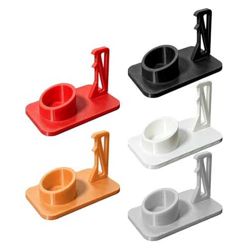 Paint Storage Rack Paint Holder for Miniature Models with Brush Drying Rack and Secure Bottle Slot Organizers - color: Red