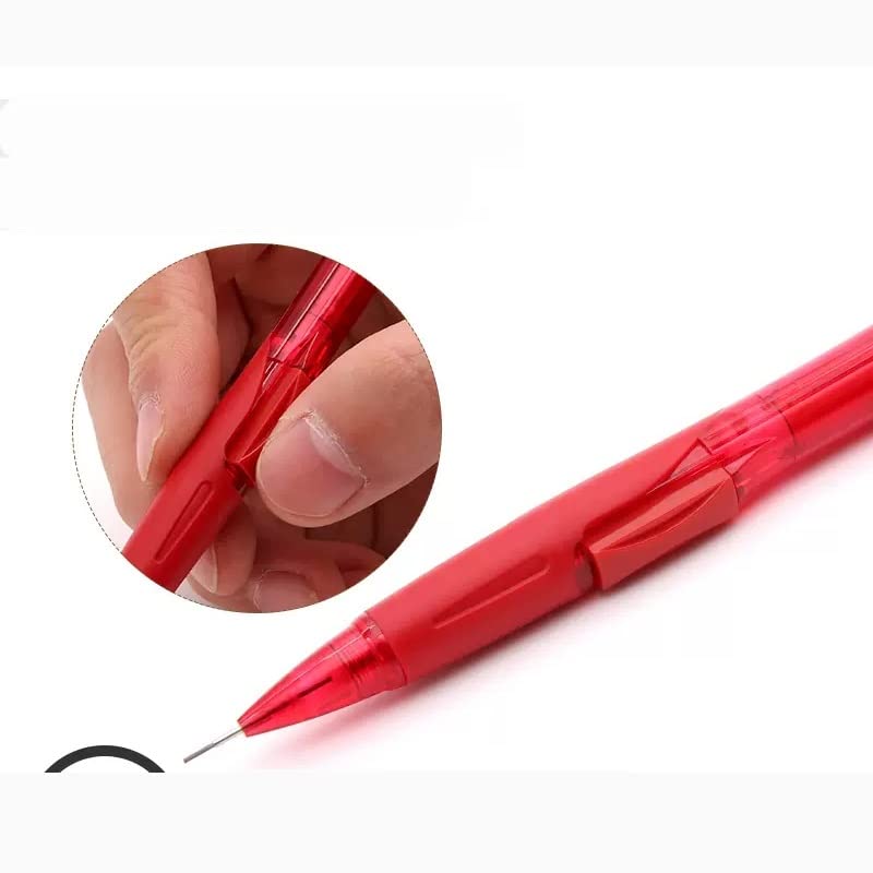 Automatic pencil student side press movable with rotating eraser 0.5mm writing not easy