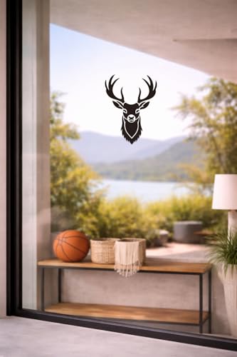 Deer Stencil – Forest Animal Deer Head Buck Outline Template for Painting Crafting Scrapbooking and DIY Projects (Set of 3 Pcs) - style: Deer