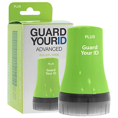 Guard Your ID Wide Advanced Roller 2.0 Identity Theft Prevention Security Stamp Green - color: Green, size: wide