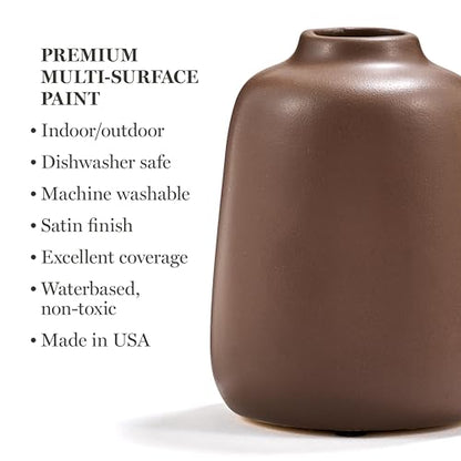 Martha Stewart, Multi-Surface Satin 12 pc Paint Set, Elevated Neutrals - color: Elevated Neutrals