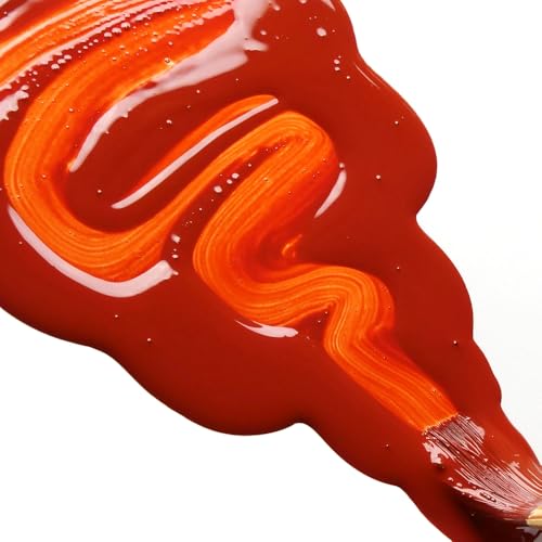 GOLDEN High Flow Acrylics, Burnt Sienna, 1 fl. oz. Bottle, Professional Acrylic Paint, Semi-Opaque - color: Burnt Sienna