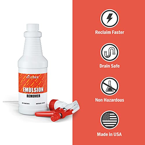 Screen Print Direct Ecotex® Screen Printing Emulsion Remover (Gallon - 128oz.) - Diazo Photo Emulsion Cleaner for Silk Screens and Stencil Remover - size: 128 Ounce (Pack of 1)