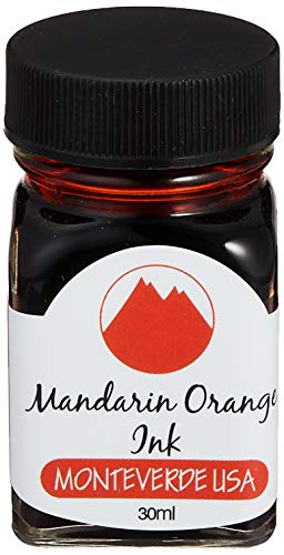 Monteverde USA Ink with ITF Technology, 30 ml Mandarin Orange (G309MO) | ITF formula supports smooth flow, lubrication, and rich color for everyday fountain pen writing. - color: Mandarin Orange, style: 30ml