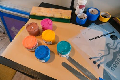 Rapid Cure® Screen Printing Ink Blue Lagoon (Quart - 32oz.) - Plastisol Ink for Screen Printing, Fast Curing Fabric Paint - Screen Print Direct®, USA Made - color: Blue Lagoon, size: 32 fl oz