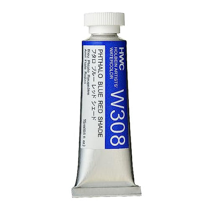 Holbein Artist's Watercolor 15ml Tube (Phthalo Blue Red Shade) W308