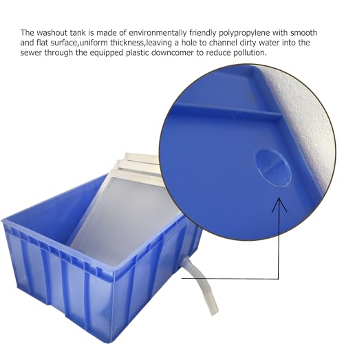 HayWHNKN 4 Color 4 Station Screen Printing Kit with Screen Frame Washout Tank Squeegee for Screen Printing