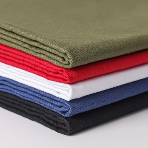 Cotton Canvas Fabric by The Yard, Thick Canvas Fabric,280GSM, DIY Suitable for Sewing, Bag, Crafts, Tableclothes, Home Decor (Red, 72 inches(2 Yard)) - color: Red, size: 72 inches(2 yard)