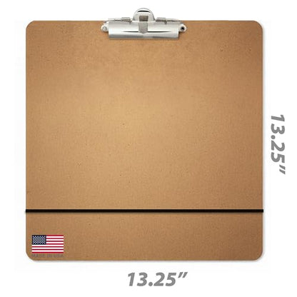 Officemate 13.25" x 13.25" Portable Sketch Board for Artists, Classrooms, or Design and Drafting (83091) - size: Small