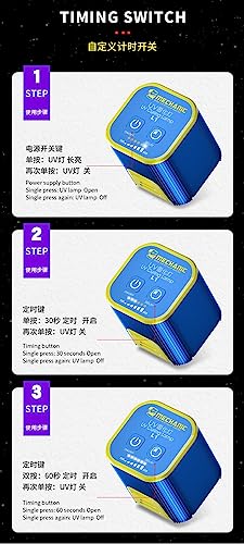 Mechanic L1 Intelligent UV Curing Lamp 5V Type-C Green Oil Fast Curing Light for Phone PCB Mainboard OCA Glue Curing Repair Lamp
