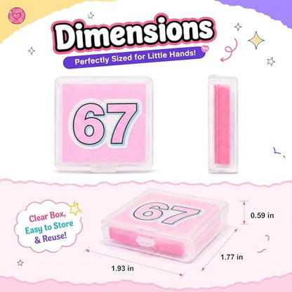 8 Pack Kneaded Erasers with Individual Storage Cases, Large Size Moldable Kneadable Erasers for Artists, 67 Theme Graphic Art, Supplies for Sketching, Drawing, Charcoal & Graphite (Style 1) - style: Style 1