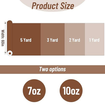 60”W 10oz Natural Canvas Fabric, Canvas Roll, 100% Cotton Painters Drop Cloth for Arts & Crafts, Backings Covers (2 Yards) - size: 2Y-10oz