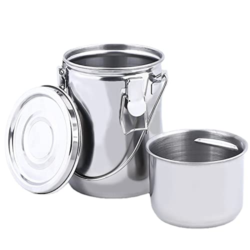 Tosnail Stainless Steel Leak-Proof Paint Brush Washer with Lid and Removable Filter Screen Portable Paint Brush Cleaner - Large - style: Leak-Proof Large