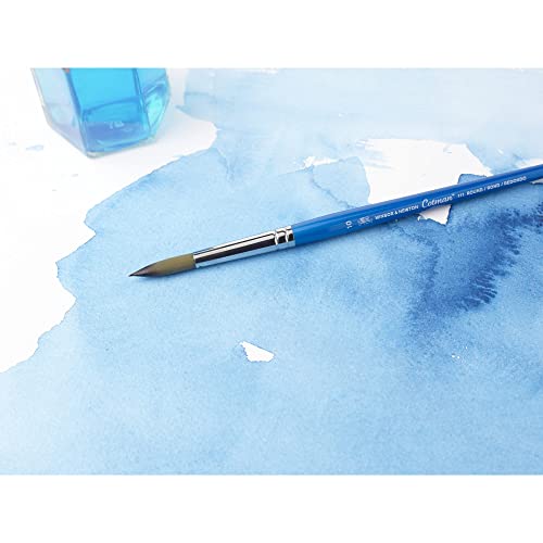 Winsor & Newton Cotman Water Colour Series 222 Short Handle Synthetic Brush, SH #4 - size: SH #4, style: Series 222 Designer Round
