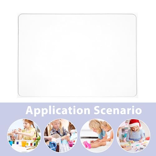 NUOBESTY Gel Printing Plate Gel Painting Plate Monoprinting Block for Stamping Cardmaking Printmaking Monoprinting and Crafts Transparent - size: 17.70X12.70X1.00CM