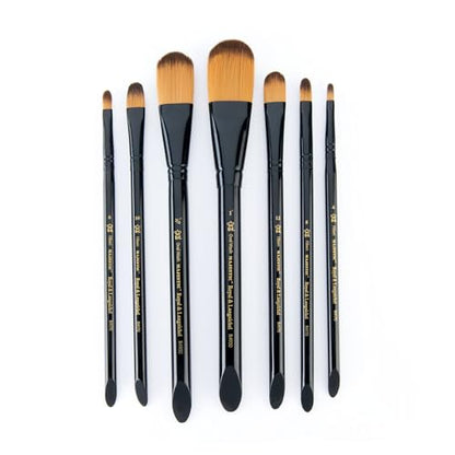 Royal & Langnickel Majestic Filbert and Oval Wash Artist Brush Set, 7-piece - size: Set of 7