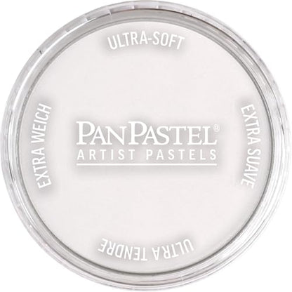 PanPastel Artist Pastels by GOLDEN, Pearl Medium White (Fine), 2.44” / 62mm Pan Diameter, Professional Artist Pastels, Unique Pan Format (cake-like) - color: Pearl Medium - White FINE