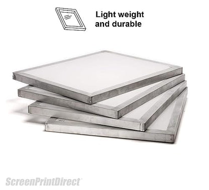 Screen Print Direct Aluminum Frame 6 Count Bundle Screen Printing Screen 20" x 24" White Mesh- Screen Printing Frames, Screen Printing Kit - Silk Screen 2x110, 2x137, 2x155 Mesh Count - size: 110(2) 137(2) 155(2)