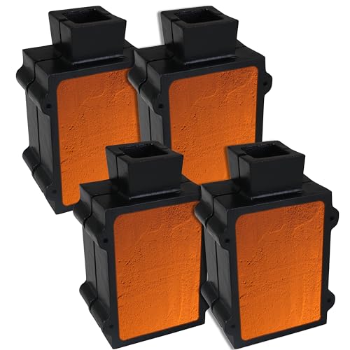 SIMOND STORE 4 PC - Casting Sand Mold - Cast Iron Casting Flask Mold - 4 Located Pins Sand Casting Kit Used as Jewelry Casting Molds, Metal Casting Molds & Pewter Casting Molds - size: 2 Part Flask Mold Pack OF (4)