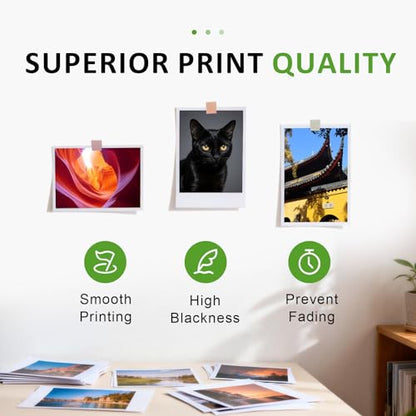 67XL High Yield Black Ink Cartridge Replacement for HP 67 XL, Compatible with DeskJet 2700/2755e/4155e and Envy 6055e/6455e Series (1 Tri-Color) - size: 67XL 1 T