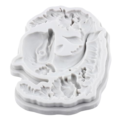 Dolphin Polymer Clay Molds Dolphin Silicone Resin Mold for DIY Crafts Epoxy Resin Casting Air Dry Polymer Clay Plaster Jewelry Making - color: Style L