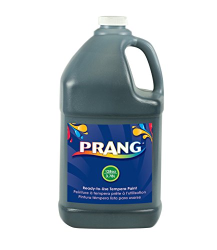 Prang Ready-to-Use Tempera Paint, Black, 1 Gal., 1 Count - color: Black