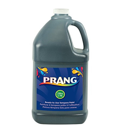 Prang Ready-to-Use Tempera Paint, Black, 1 Gal., 1 Count - color: Black