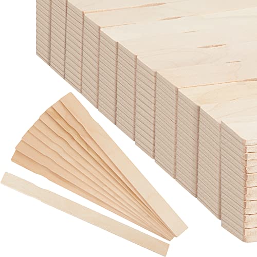 Juexica 200 Pieces Paint Stir Sticks Bulk 12 Inch, Wooden Paint Sticks Wood Mixing Stirrers for Library Markers or Garden Plant Labels, Mixing Stirrers for Kids Adults DIY Craft, Resin