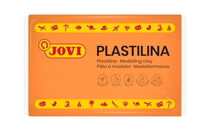 Jovi - Modeling Clay, 3 Pounds Total, 4 Non-Drying Orange Bars, 0.77lb Each | Professional Arts and Crafts Non-Toxic and Gluten Free plasticine - color: Orange