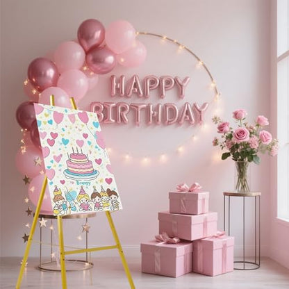 43.5" Gold Easel Stand for Sign, Heavy Duty Easel 4-Tier Adjustable Metal Floor Display Easel for Wedding Signs, Welcome Signs, Posters, Mirrors, Pictures, Art, Parties & Paintings - size: 43.5
