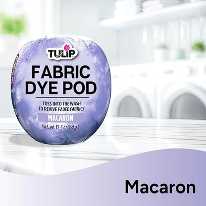Tulip Fabric Dye Pod Color Macaron (Purple), Dye for Washing Machines - color: Macaron