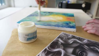 Acrylic Paint Set 14 Colors 22ml Acrilic Non-Toxic Rich Pigments Paints Sets for Artists Hobby Painters Adults Kids Beginners Professionals Ideal for Canvas Wood Clay Fabric Ceramic Craft Supplies