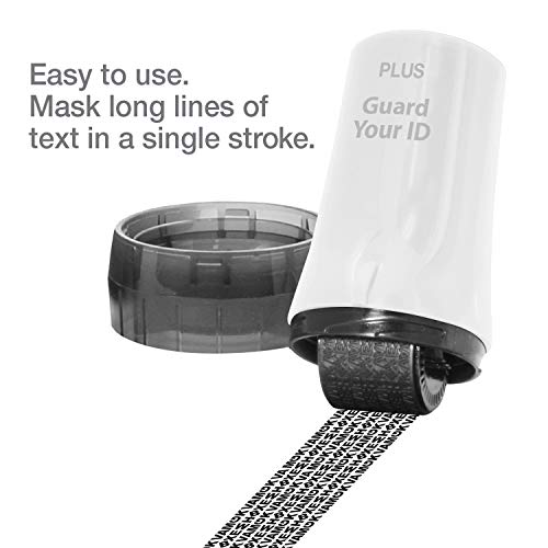 Guard Your ID Advanced 2.0 Roller Identity Privacy Stamp for Identity Theft Prevention and Security (Regular 3-Pack, White) - color: White, size: Regular 3-Pack